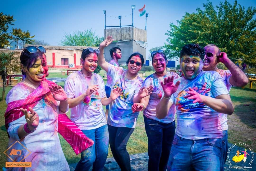 Festival of Holi at Arise Ethnic Village Resort